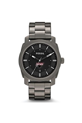 Clark Atlanta University Panthers Machine Smoke Stainless Steel Watch