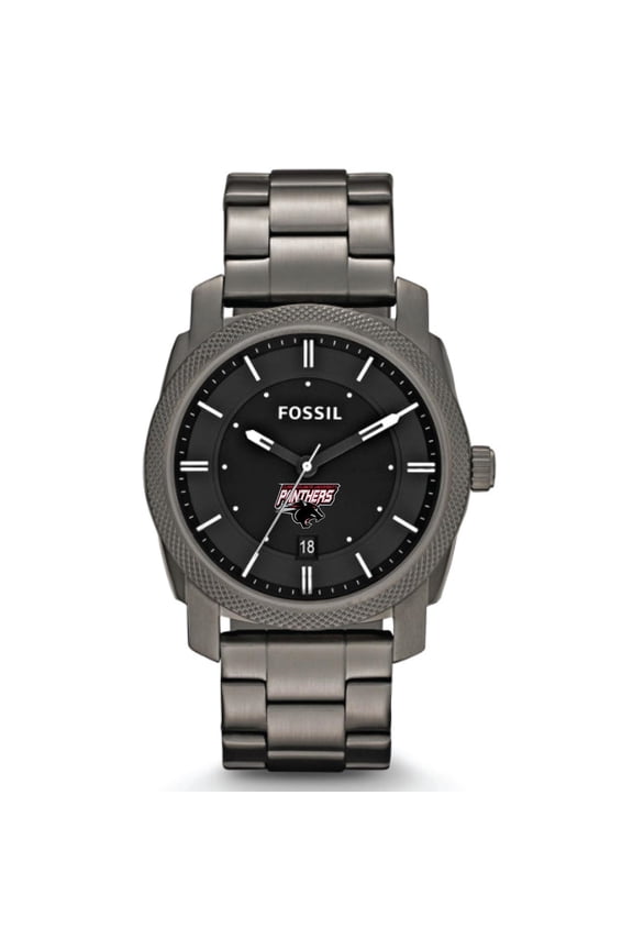 Clark Atlanta University Panthers Machine Smoke Stainless Steel Watch