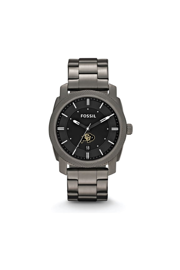 Colorado Buffaloes Machine Smoke Stainless Steel Watch
