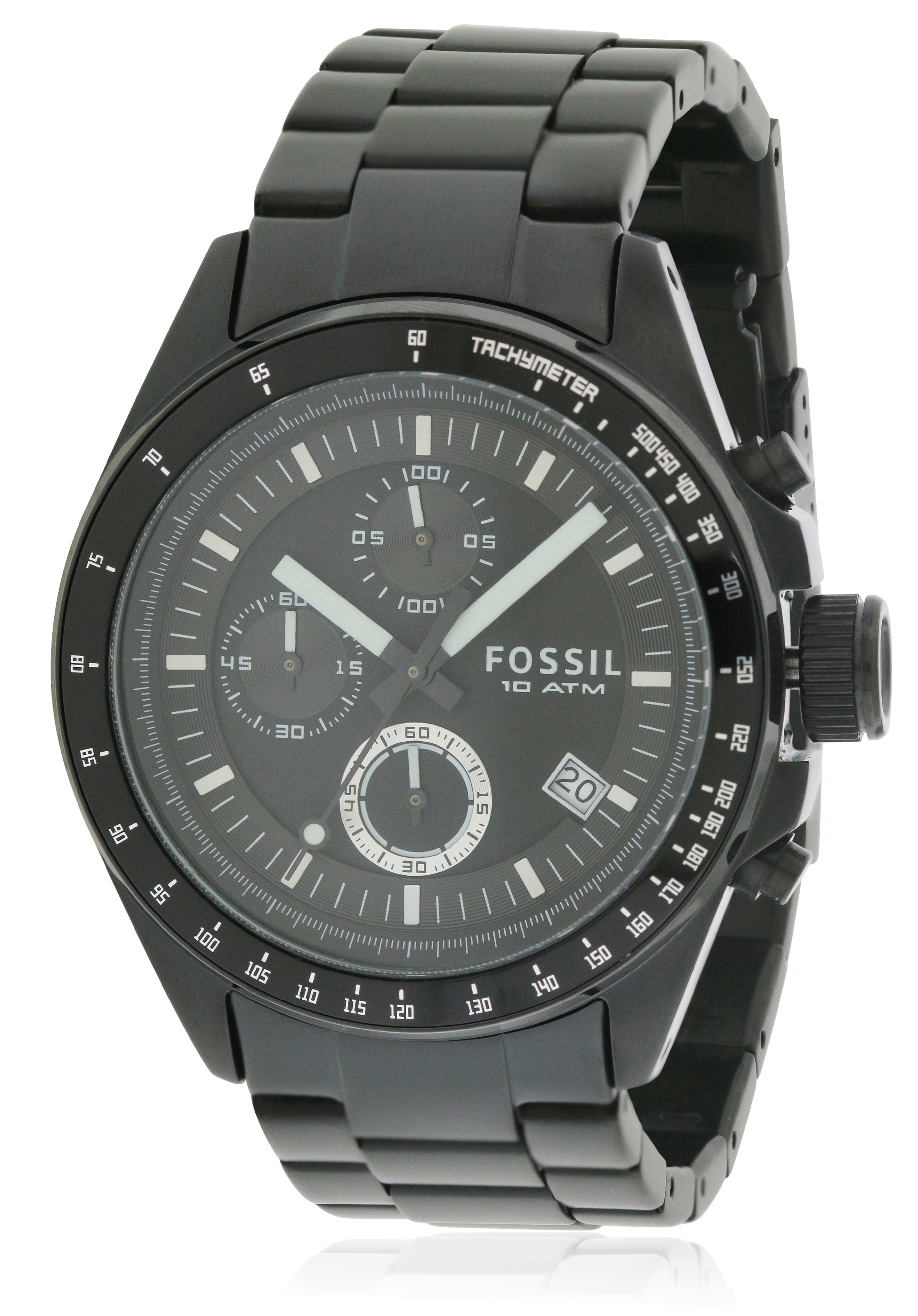 Fossil Decker Black Chronograph Mens Watch CH2601 - Walmart.com
