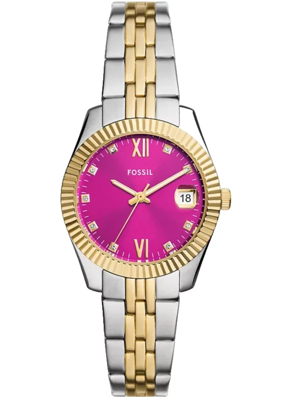 ES5337 Pink Dial Two Tone Stainless Steel Bracelet 32MM Womens Watch