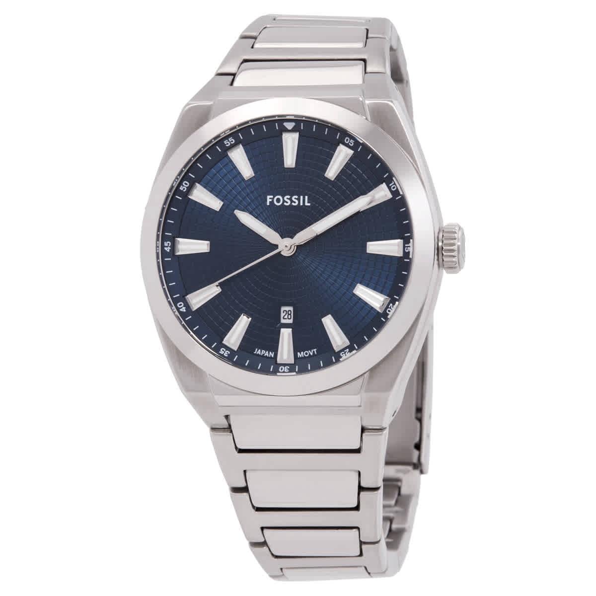 Fossil Everett Quartz Blue Dial Men's Watch FS5822 - Walmart.com
