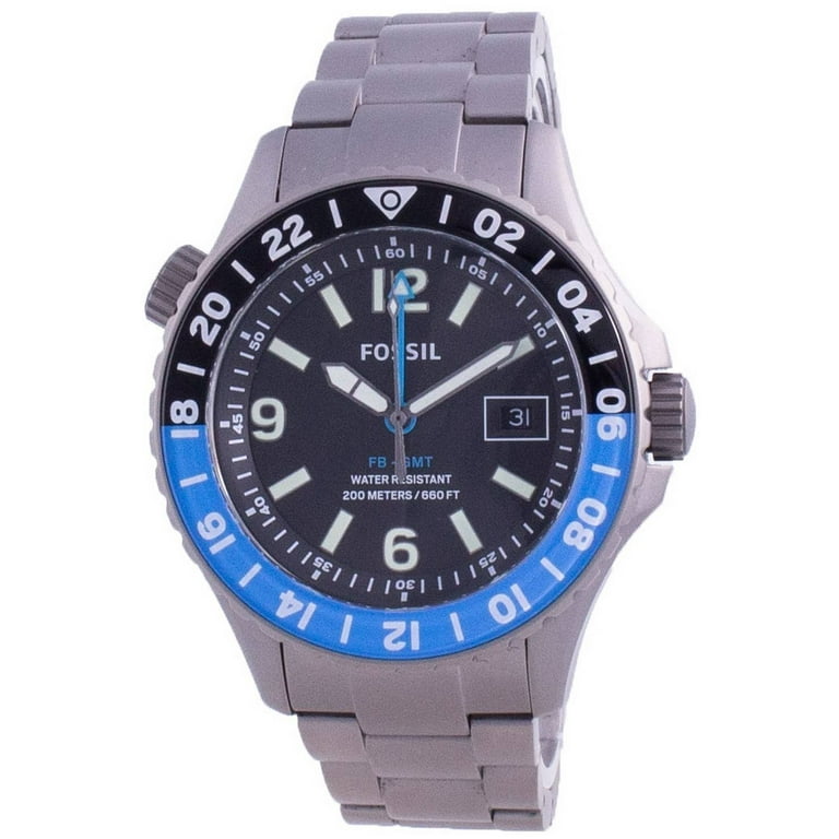 Fossil FB-GMT Curator Titanium Limited Edition Quartz LE1100 200M