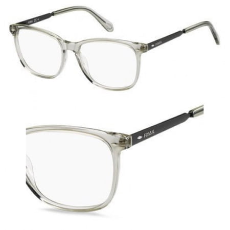 Fossil FO Fos6091 Eyeglasses 0SO0 Transparent Gray Black
