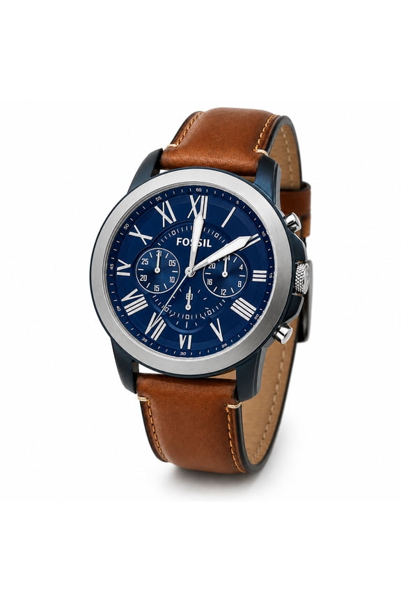 FS5151 Men's Watch, Grant Quartz Stainless Steel Chronograph Watch, 44mm Dial