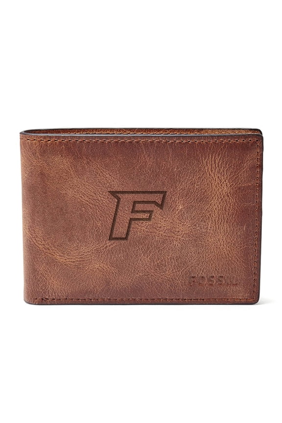 Fairfield Stags Leather-Derrick Front Pocket Bifold Wallet