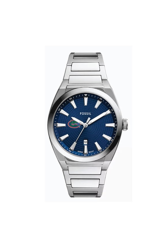 Florida Gators Everett Three-Hand Date Stainless Steel Watch
