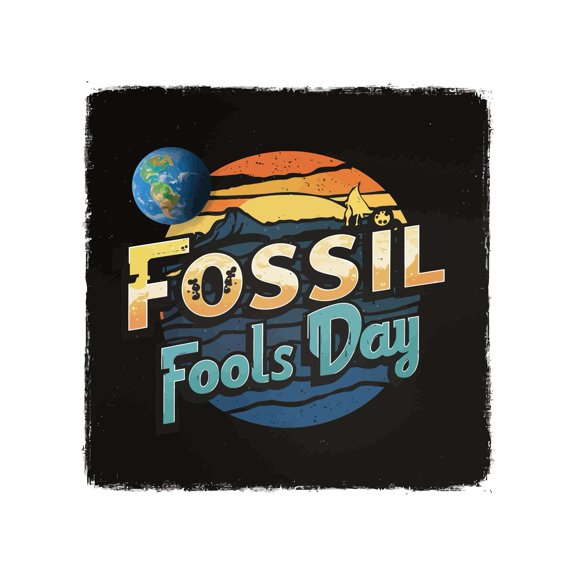 Fossil Fools Day Activism Climate Change Environment Quote Wall Art Sticker Designs Vinyl Stickers For Home House Walls Rooms Windows Bedroom Decoration Size (26x26 inch)