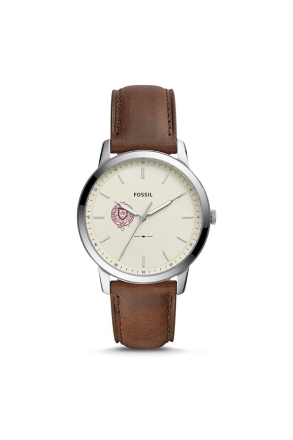 Fordham Rams The Minimalist Brown Leather Watch