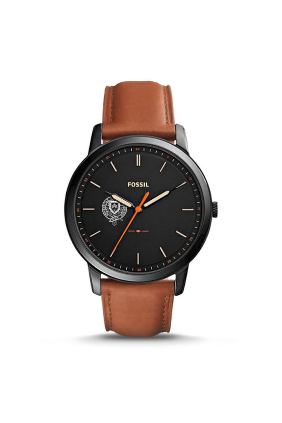 Fordham Rams The Minimalist Slim Light Brown Leather Watch