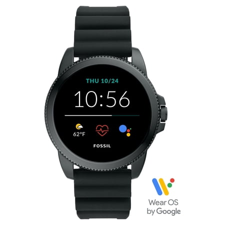 Fossil Gen 5E Smartwatch Black Silicone (FTW4047/FTW4047V)