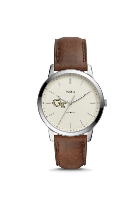 Georgia Tech Yellow Jackets The Minimalist Leather Watch