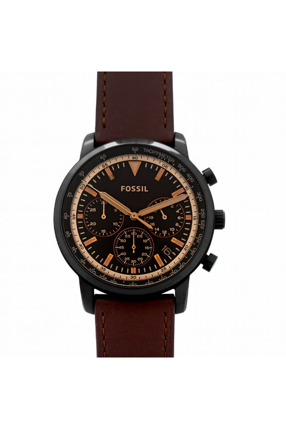 Goodwin Chronograph Brown Leather Watch FS5529