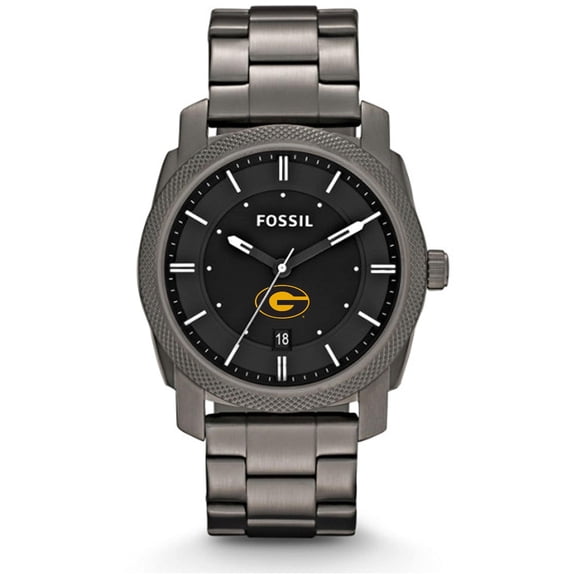 Fossil Grambling Tigers Machine Smoke Stainless Steel Watch