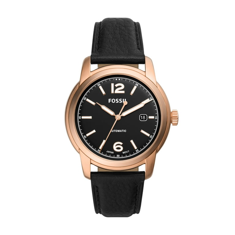 Fossil automatic black watch online