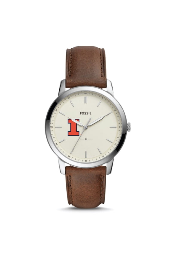 Illinois Fighting Illini The Minimalist Leather Watch