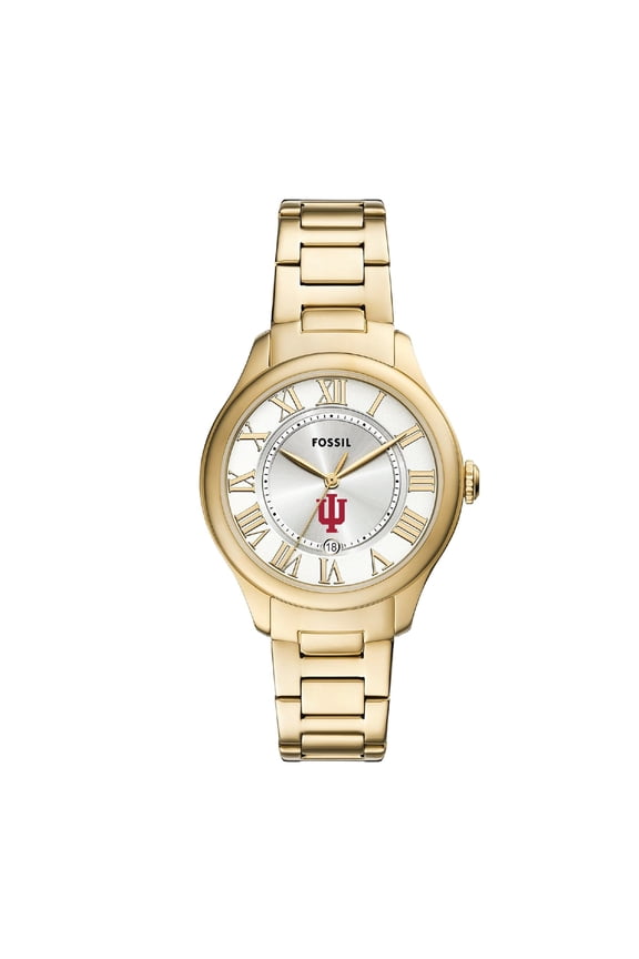Indiana Hoosiers Gilmore Gold Stainless Steel Watch