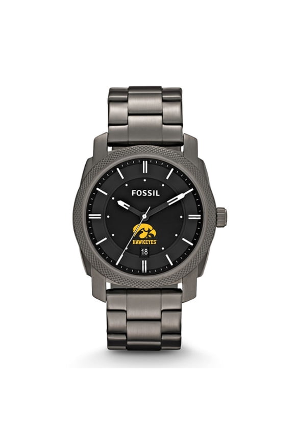 Iowa Hawkeyes Machine Smoke Stainless Steel Watch