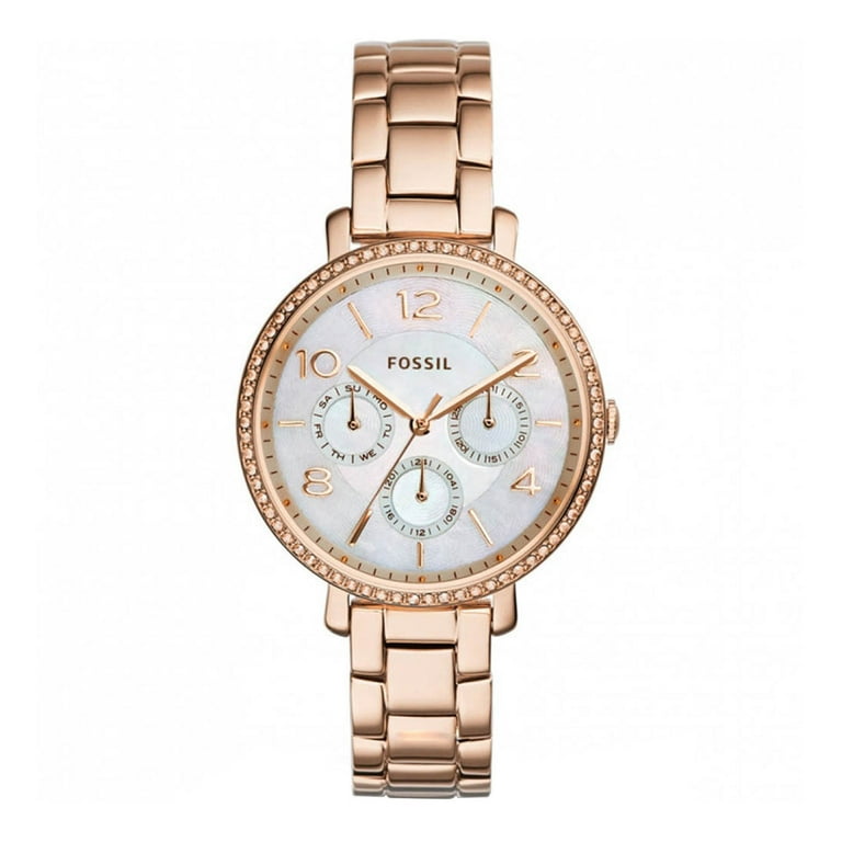 Fossil Jacqueline Multi-Function Mother of Pearl Dial Rose Gold