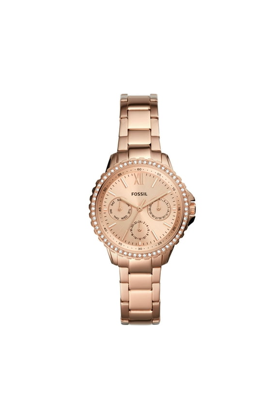Ladies' Izzy Multifunction Rose Gold-Tone Stainless Steel Watch ES4782
