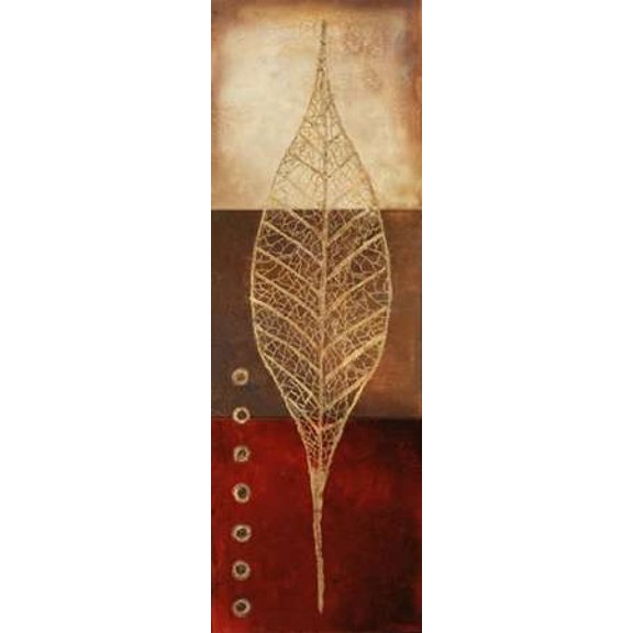 Fossil Leaves II Poster Print by Patricia Pinto