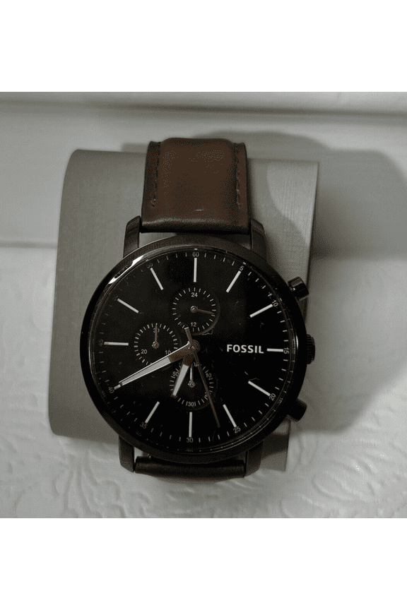 Luther Chronograph Brown Leather Watch