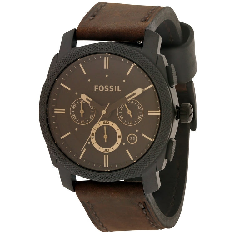 Fossil Machine Chronograph Brown Dial Men display picture 2