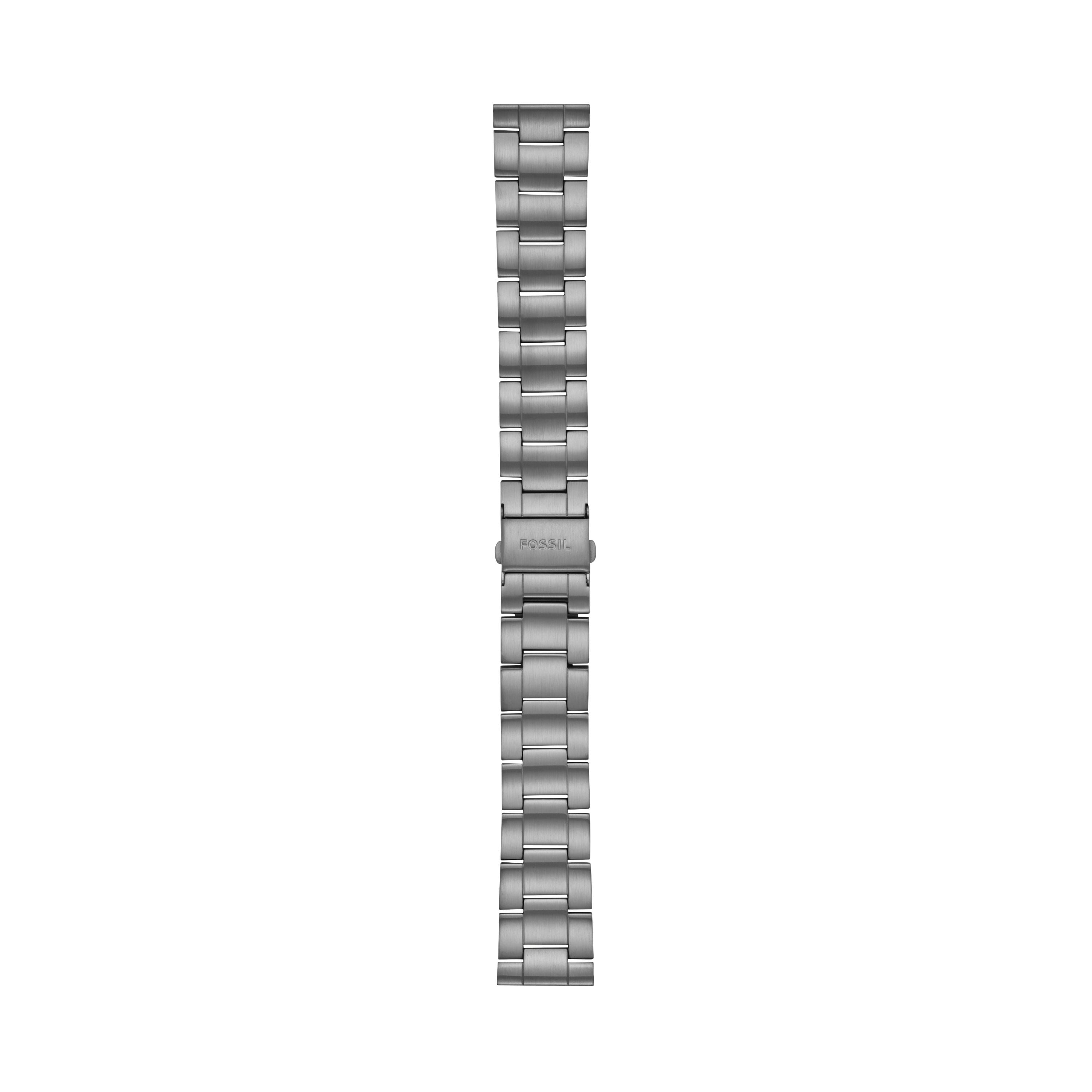 Fossil Men s 22mm Smoke Stainless Steel Watch Bracelet S221438