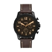 Fossil Mens Bowman Chronograph Brown Leather Watch FS5601