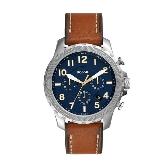 Fossil Men's Bowman Chronograph Luggage Leather Watch FS5602