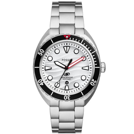 Fossil Men's Breaker Three-Hand Date, Stainless Steel Watch