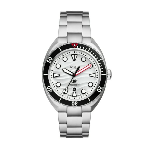 Fossil Men's Breaker Three-Hand Date, Stainless Steel Watch