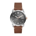 thumbnail image 1 of Fossil Men's Commuter Three-Hand Date Brown Leather Watch (Style: FS5417), 1 of 4