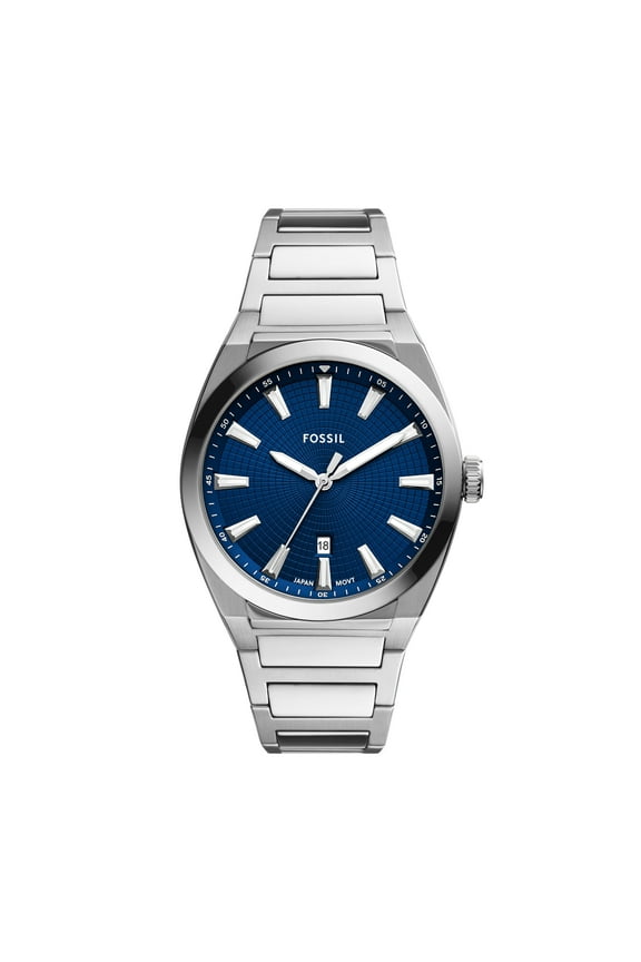 Men's Everett Three-Hand Date, Stainless Steel Watch