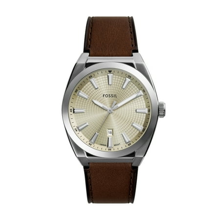 Fossil Men's Everett Three-Hand Date, Stainless Steel Watch
