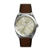 Fossil Mens Everett 42mm Three-Hand Date, Stainless Steel Watch