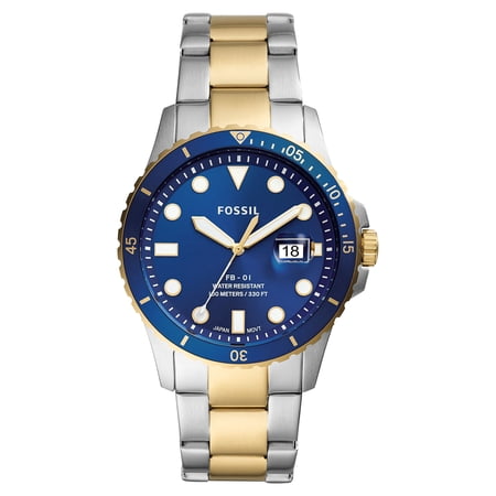 Fossil Men's FB-01 Three-Hand Date Two-Tone Stainless Steel Watch (FS5742)