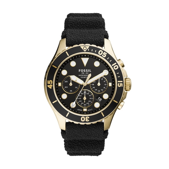 Fossil Men's FB - 03 Chronograph, Gold-Tone Stainless Steel Watch, FS5729