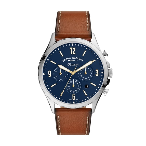 Fossil Men's Forrester Chronograph, Stainless Steel Watch, FS5607