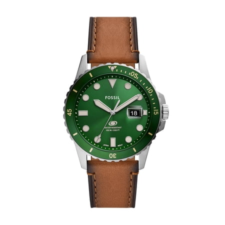 Fossil Men's Fossil Blue Dive Three-Hand Date, Stainless Steel Watch