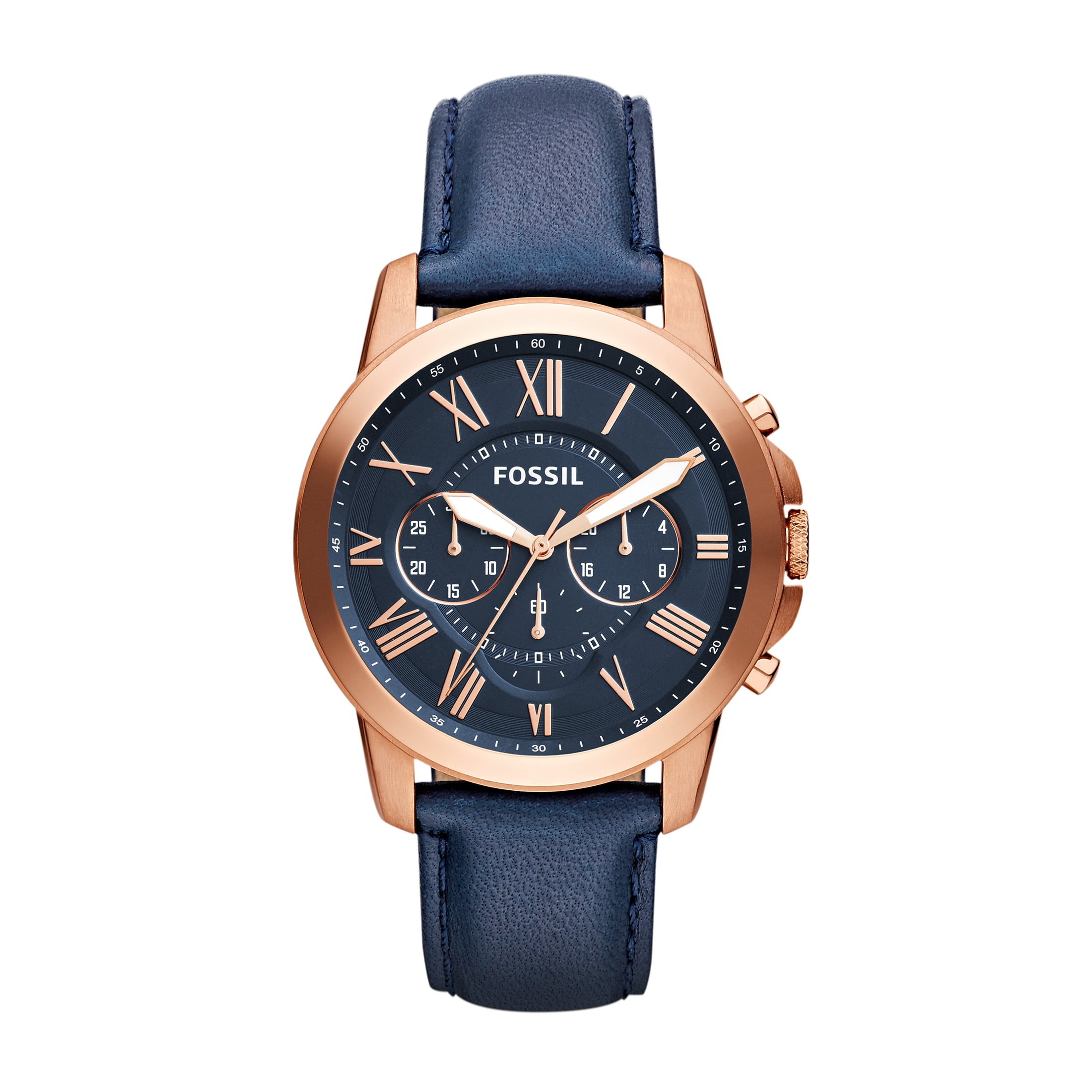 Fossil Mens Grant Chronograph, Rose Gold-Tone Egypt Ubuy