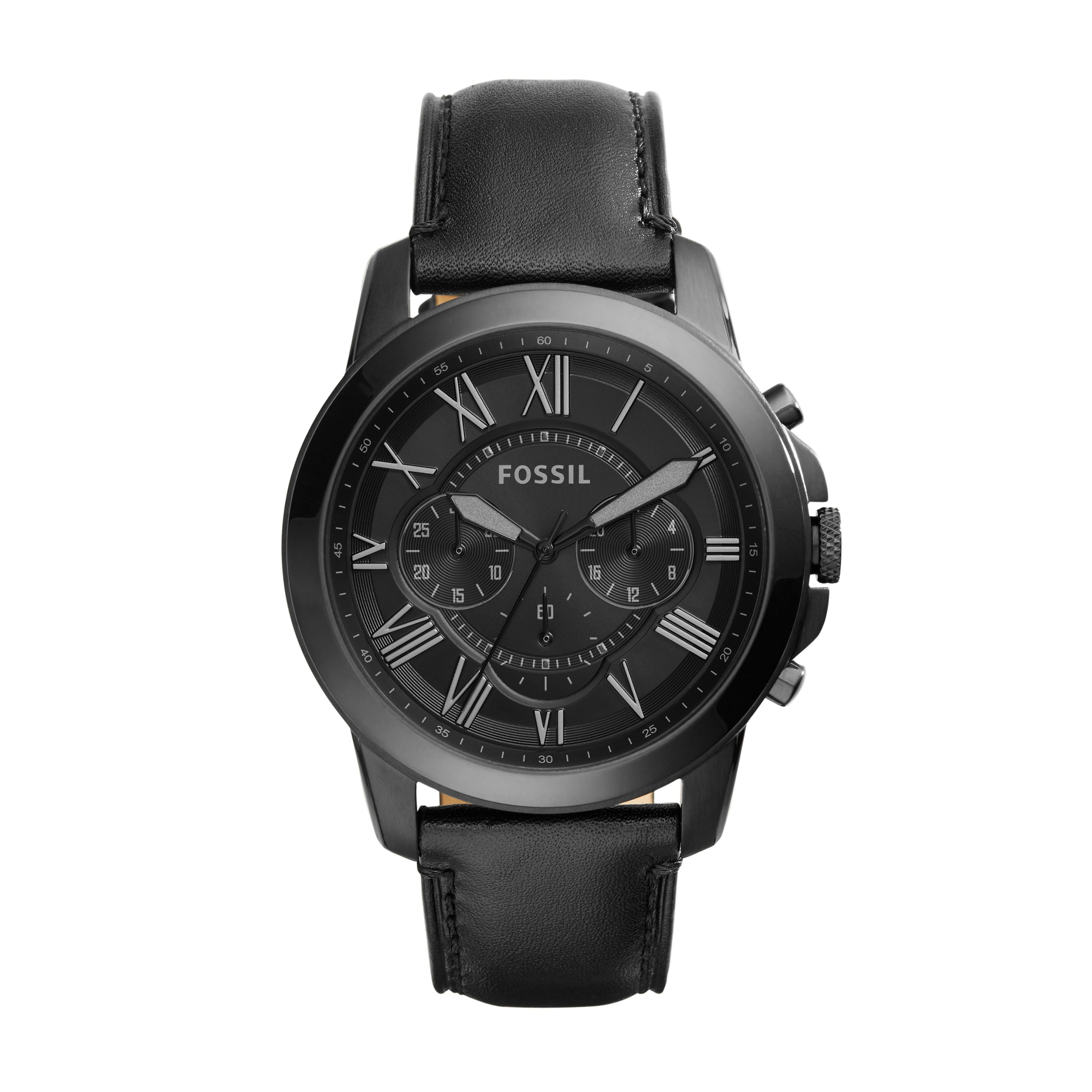 Fossil grant chronograph stainless steel watch on sale