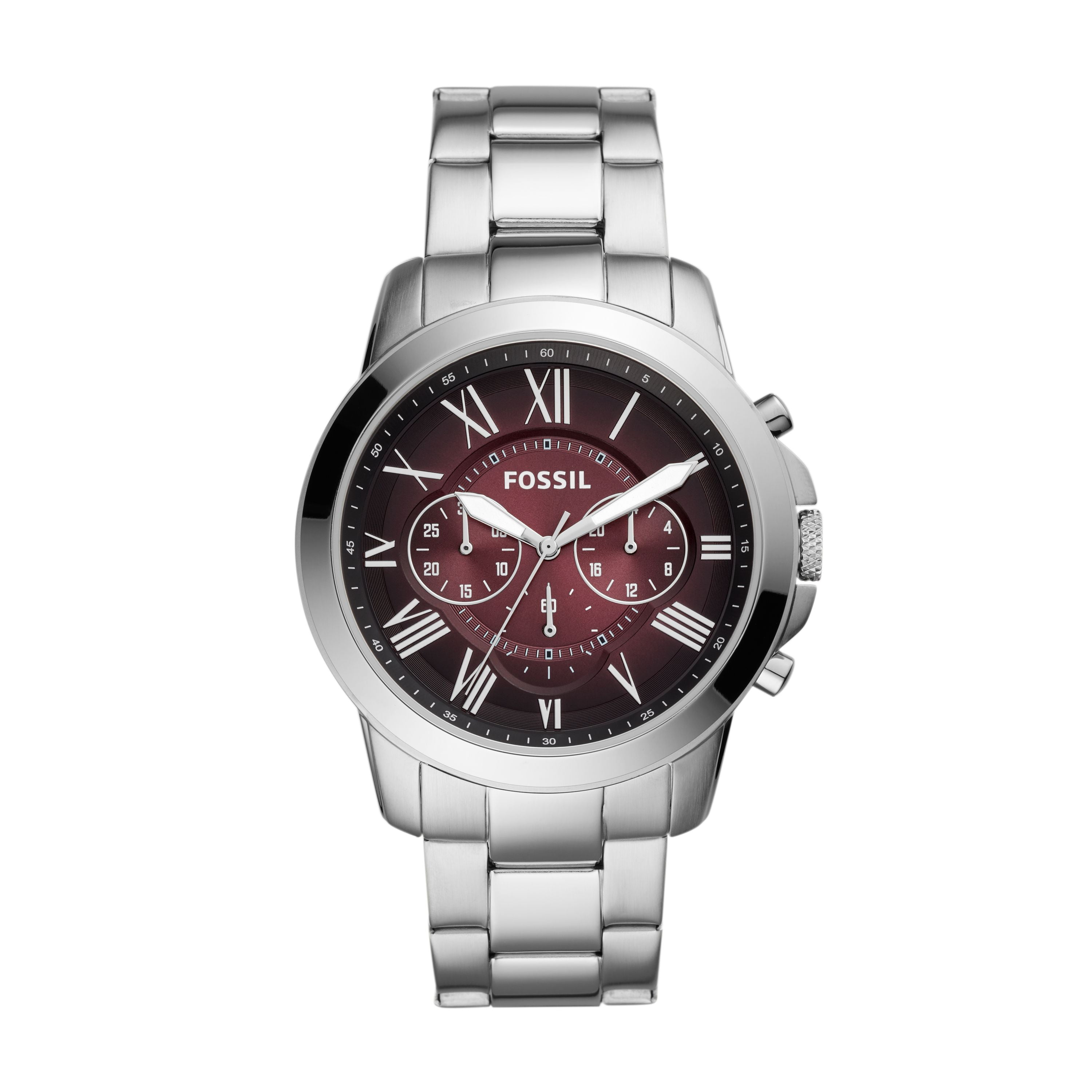 Grant chronograph cheap stainless steel watch