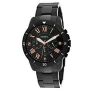 Fossil Mens Grant Sport Watch Quartz Mineral Crystal FS5374