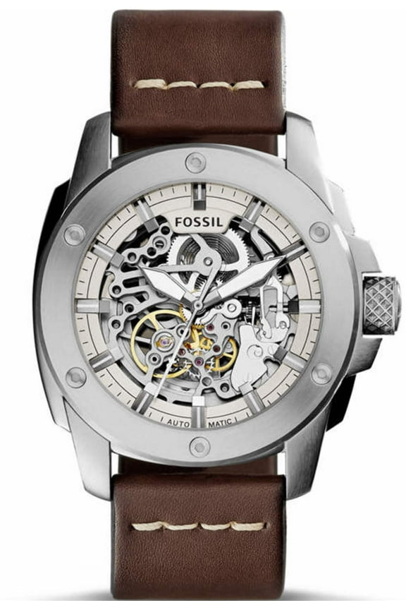 Men's ME3083 Brown Leather Swiss Automatic Watch