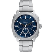 Fossil Mens Machine Blue Dial Watch - FS6096