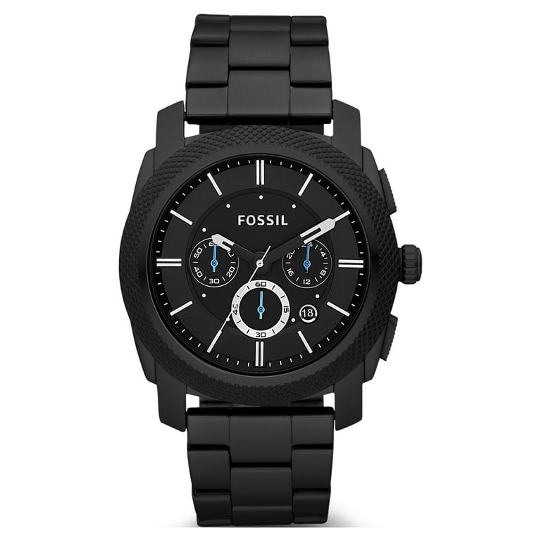 Fossil Men's Machine Chronograph, Black-Tone Stainless Steel Watch