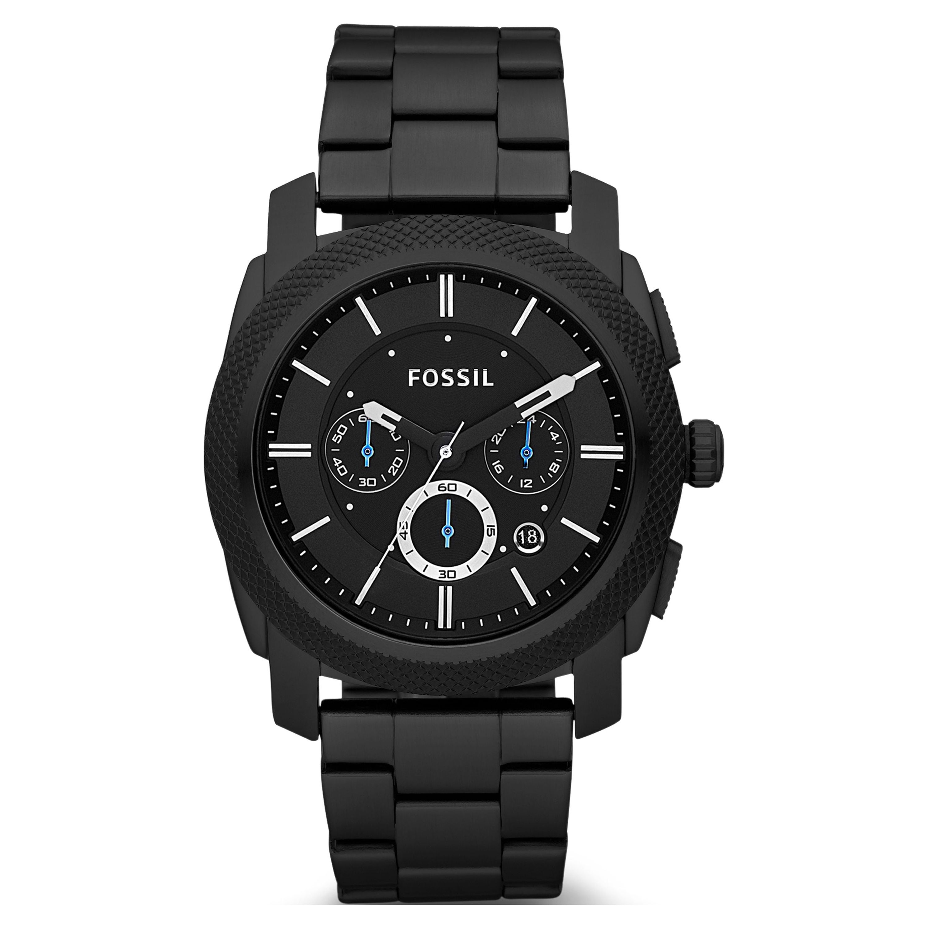 Fossil Men's Machine Chronograph, Black-Tone Stainless Steel Watch, FS4552IE - image 1 of 3