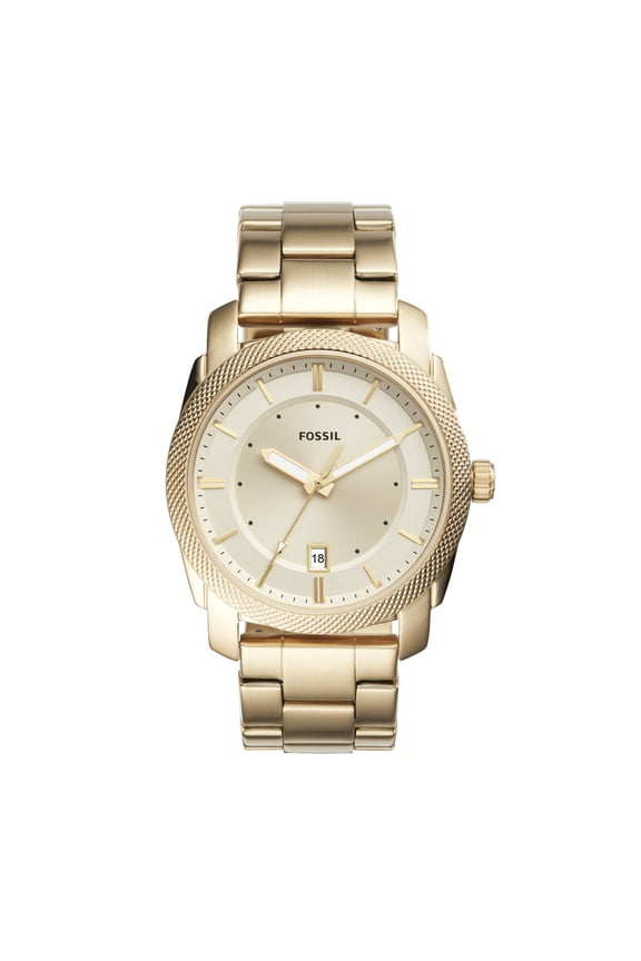 Men's Machine Three-Hand Date Gold-Tone Stainless Steel Watch(Style: FS5264)