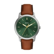 Fossil Mens Minimalist 44mm Three-Hand, Stainless Steel Watch